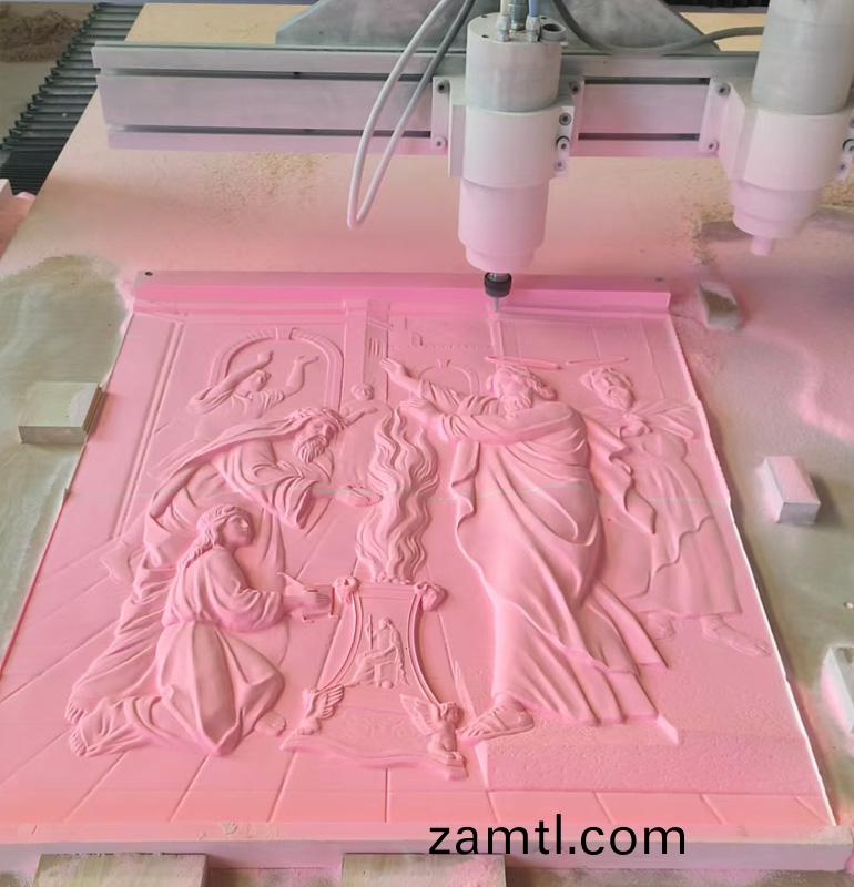 聊工(gong)機(ji)械(xie)助力湖北(bei)客(ke)戶(hù)(hu)，1325一(yi)拕(tuo)二(er)石材(cai)數控(kong)鵰(diao)刻機(ji)成功(gong)落(luo)地